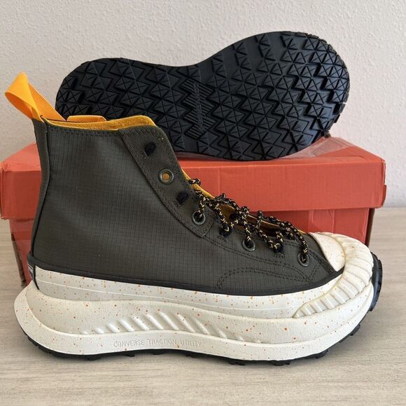 Converse Chuck 70 AT-CX Shoes Platform Canvas Utility Green Womens Sz 10 A05125C - Picture 5 of 12